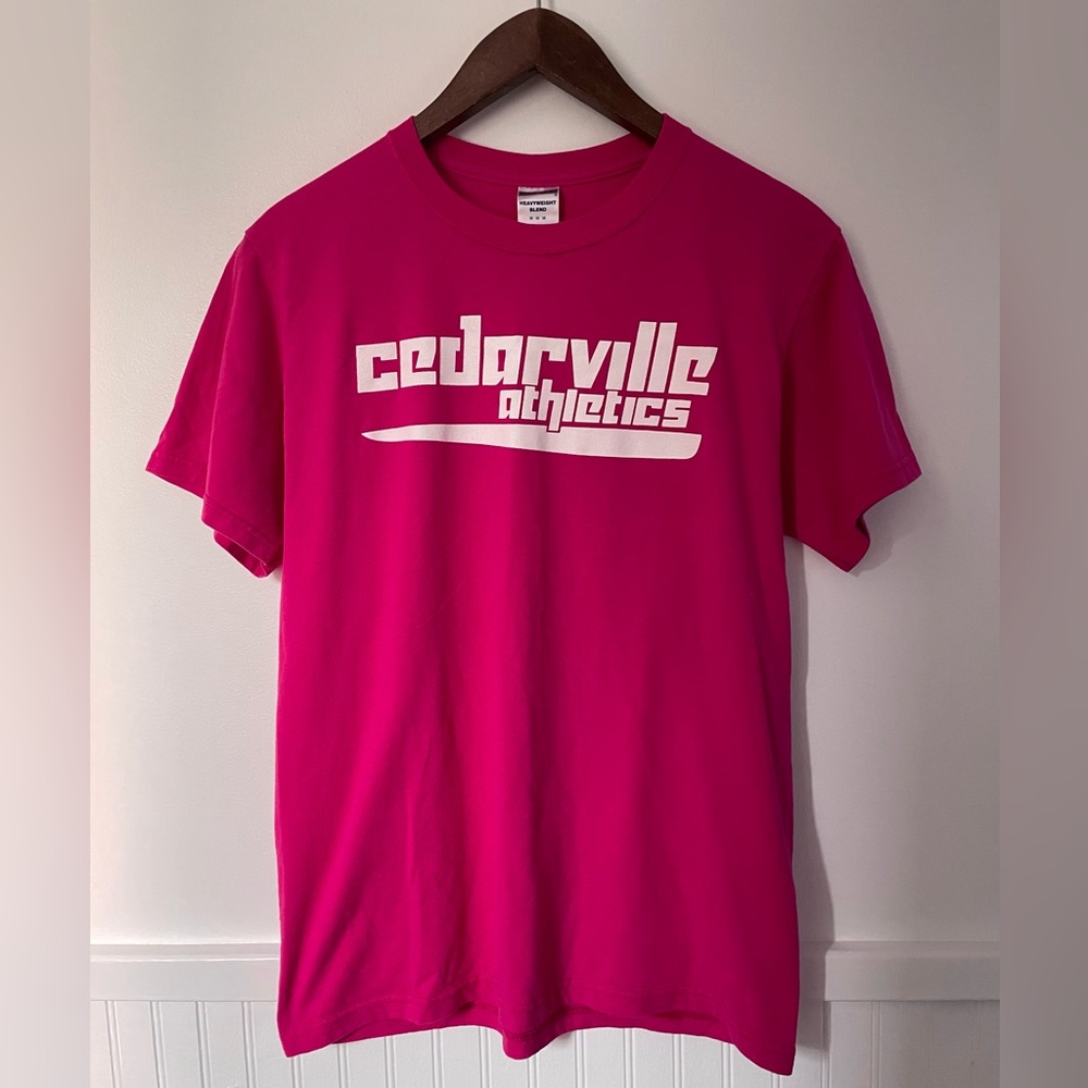 Cedarville University Athletics Vintage Pink TShirt